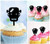 TA1058 Cute Frankenstein Cupcake Cake Topper para tartas cumpleaños boda Fiesta Pastel Decoraciones 10 piezas