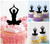 TA1099 Yoga Sitting Female Cupcake Cake Topper para tartas cumpleaños boda Fiesta Pastel Decoraciones 10 piezas