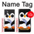 S2631 Cute Baby Penguin Funda Carcasa Case para Samsung Galaxy Note 10 Plus