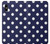 S3533 Blue Polka Dot Funda Carcasa Case para iPhone X, iPhone XS