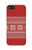 S3384 Winter Seamless Knitting Pattern Funda Carcasa Case para iPhone 5C