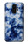 S3439 Fabric Indigo Tie Dye Funda Carcasa Case para Samsung Galaxy S9 Plus