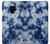 S3439 Fabric Indigo Tie Dye Funda Carcasa Case para Samsung Galaxy S9