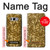 S3388 Gold Glitter Graphic Print Funda Carcasa Case para Samsung Galaxy S8