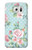 S3494 Vintage Rose Polka Dot Funda Carcasa Case para Samsung Galaxy S7 Edge