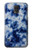 S3439 Fabric Indigo Tie Dye Funda Carcasa Case para Samsung Galaxy S5