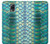 S3414 Green Snake Scale Graphic Print Funda Carcasa Case para Samsung Galaxy Note 4