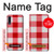 S3535 Red Gingham Funda Carcasa Case para Samsung Galaxy A70