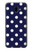 S3533 Blue Polka Dot Funda Carcasa Case para Samsung Galaxy J6+ (2018), J6 Plus (2018)