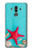 S3428 Aqua Wood Starfish Shell Funda Carcasa Case para Huawei Mate 10 Pro, Porsche Design