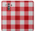 S3535 Red Gingham Funda Carcasa Case para Huawei Mate 10 Pro, Porsche Design