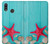 S3428 Aqua Wood Starfish Shell Funda Carcasa Case para Huawei P20 Lite