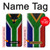 S3464 South Africa Flag Funda Carcasa Case para LG V40, LG V40 ThinQ