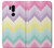 S3514 Rainbow Zigzag Funda Carcasa Case para LG G7 ThinQ