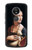 S3471 Lady Ermine Leonardo da Vinci Funda Carcasa Case para Motorola Moto E5 Plus