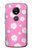 S3500 Pink Floral Pattern Funda Carcasa Case para Motorola Moto G6 Play, Moto G6 Forge, Moto E5