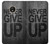 S3367 Never Give Up Funda Carcasa Case para Motorola Moto E4