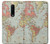 S3418 Vintage World Map Funda Carcasa Case para OnePlus 7 Pro