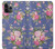 S3265 Vintage Flower Pattern Funda Carcasa Case para iPhone 11 Pro