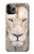 S2399 White Lion Face Funda Carcasa Case para iPhone 11 Pro Max