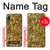 S3388 Gold Glitter Graphic Print Funda Carcasa Case para Samsung Galaxy A10e