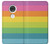 S2363 Rainbow Pattern Funda Carcasa Case para Motorola Moto G7, Moto G7 Plus