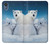 S0285 Polar Bear Family Arctic Funda Carcasa Case para Motorola Moto E6, Moto E (6th Gen)