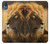 S1046 Lion King of Forest Funda Carcasa Case para Motorola Moto E6, Moto E (6th Gen)