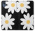 S2315 Daisy White Flowers Funda Carcasa Case para Motorola Moto E6, Moto E (6th Gen)