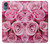 S2943 Pink Rose Funda Carcasa Case para Motorola Moto E6, Moto E (6th Gen)