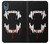 S3527 Vampire Teeth Bloodstain Funda Carcasa Case para Motorola Moto E6, Moto E (6th Gen)