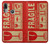 S3552 Vintage Fragile Label Art Funda Carcasa Case para Motorola Moto E6 Plus, Moto E6s