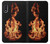 S3379 Fire Frame Funda Carcasa Case para Samsung Galaxy A01