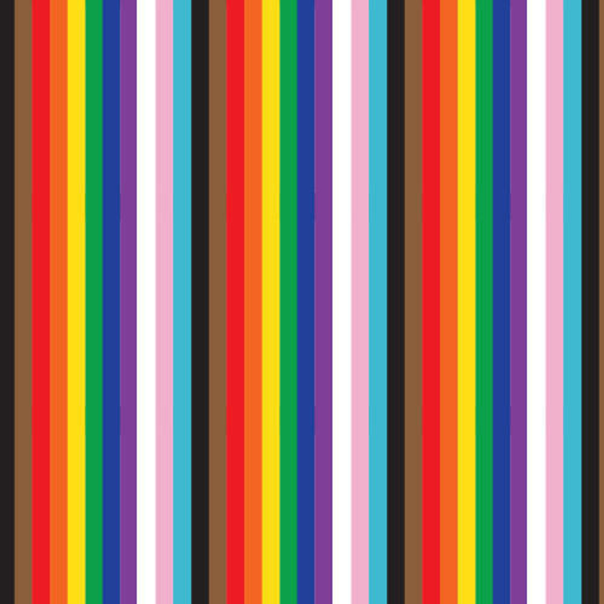  SISER1502 - Pride Rainbow Stripes 2020 
