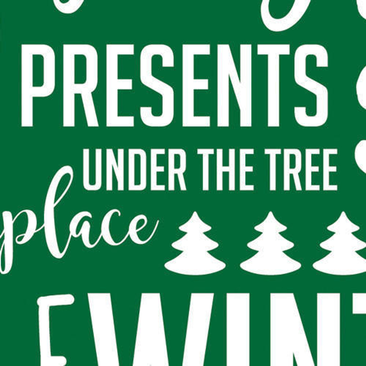  SISER291 - Holiday Text Green 