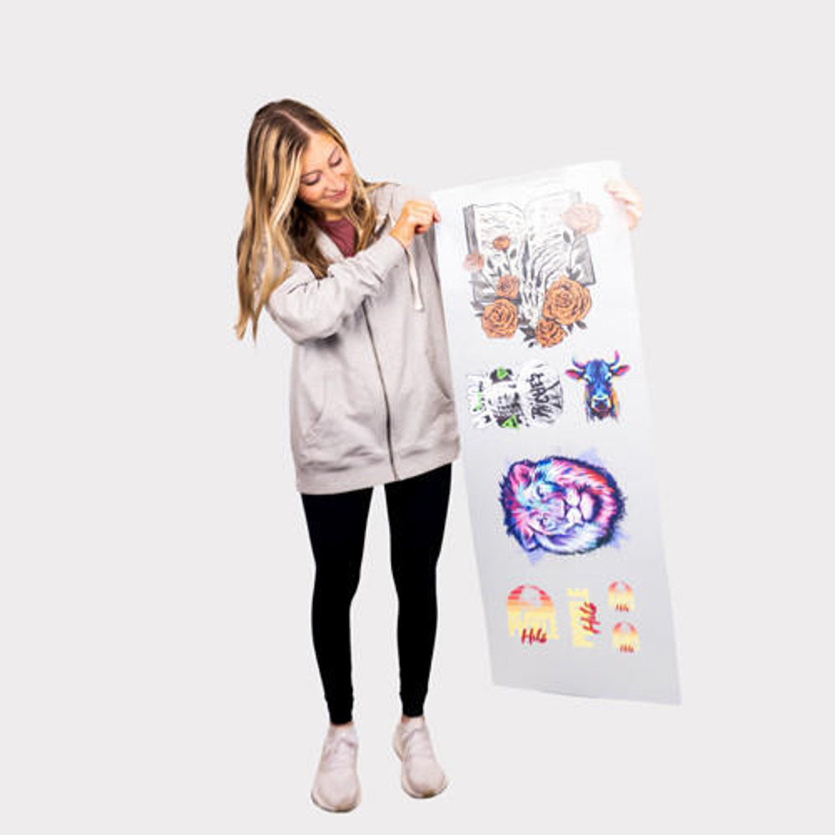 Example DTF Transfer Gang Sheet Design