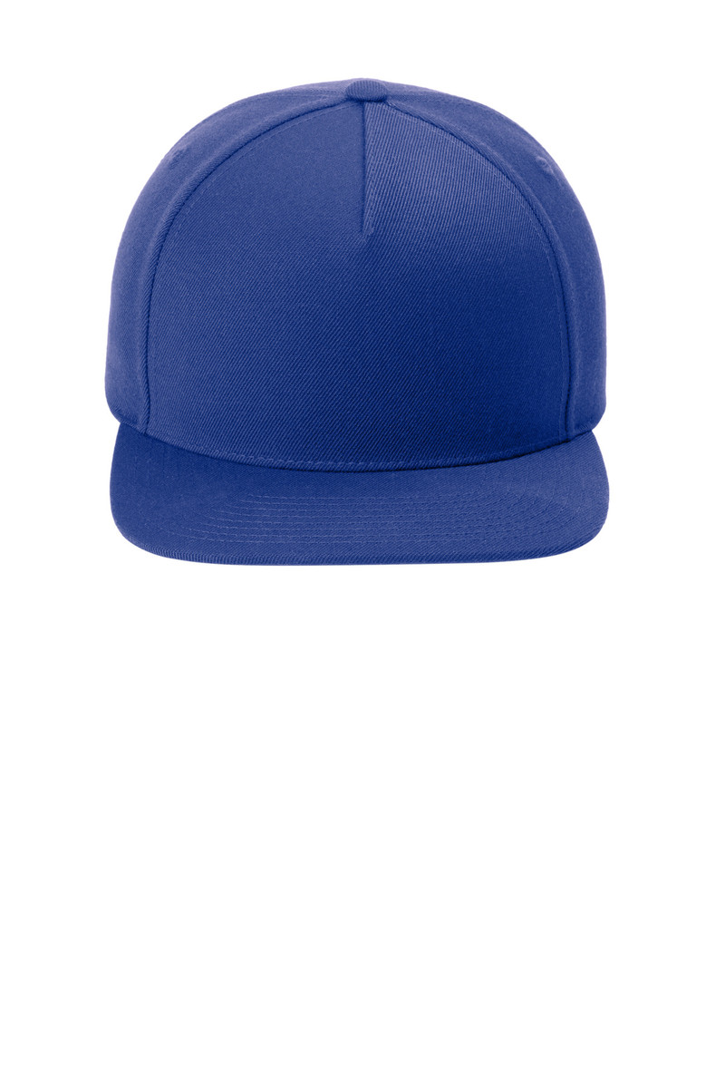 YP Classics Premium 5-Panel Snapback Cap with acrylic/wool blend and adjustable snapback closure