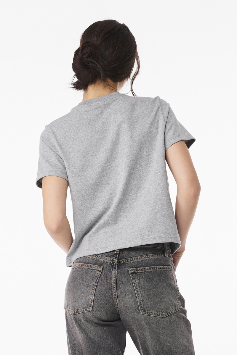 Bella+Canvas Heavyweight Women's T-shirt model back view
