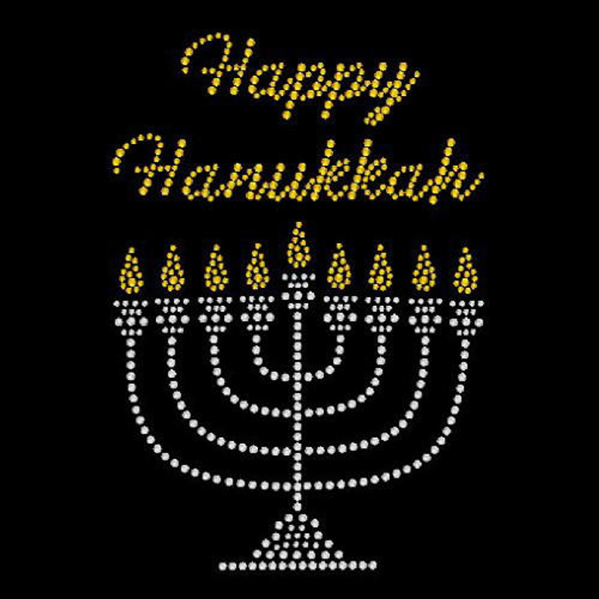  Happy Hanukkah Menorah 