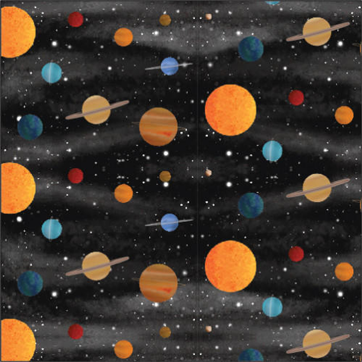 Solar System Galaxy HTV for shirts, perfect for crafting space-themed designs with a matte finish.