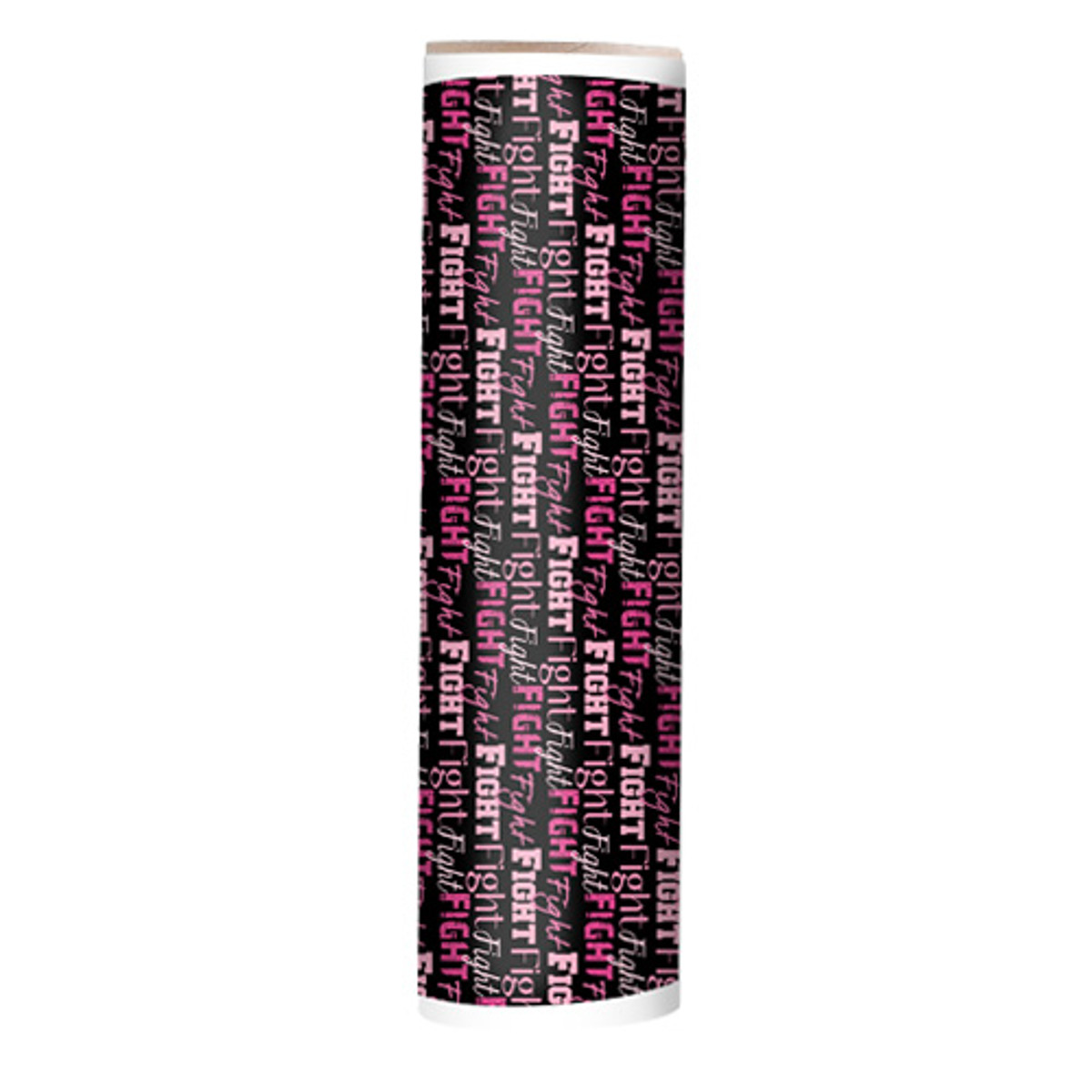Fight Text Pink/Black HTV