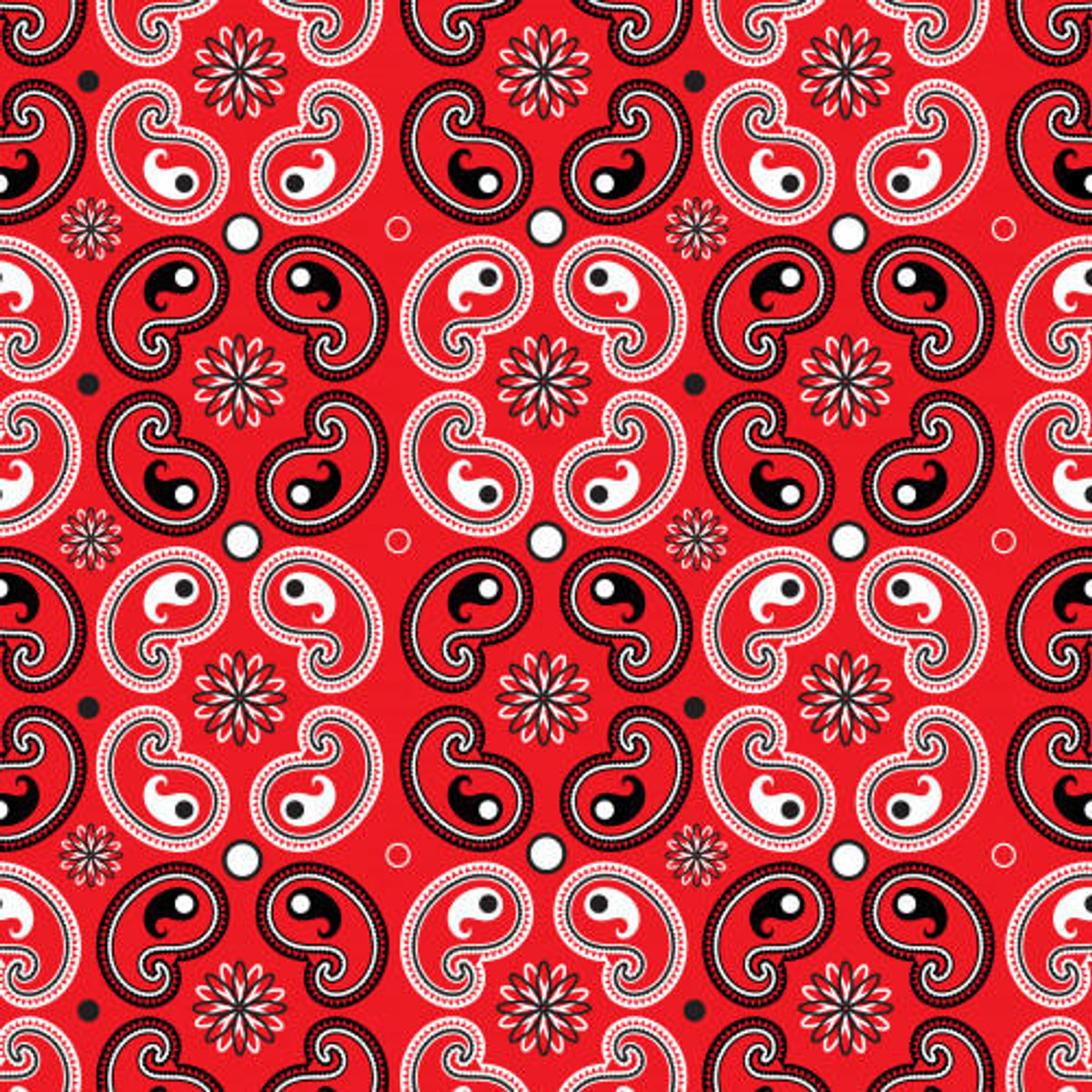 Red Bandana 2.0 - Adhesive Vinyl Pattern red-bandana-2-0-adhesive-vinyl-pattern