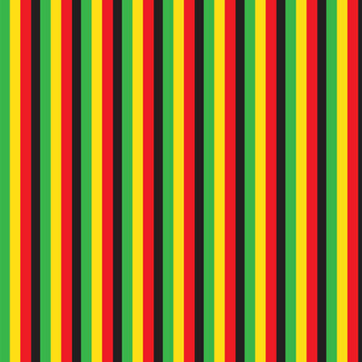 Rasta Stripes - Adhesive Vinyl Pattern