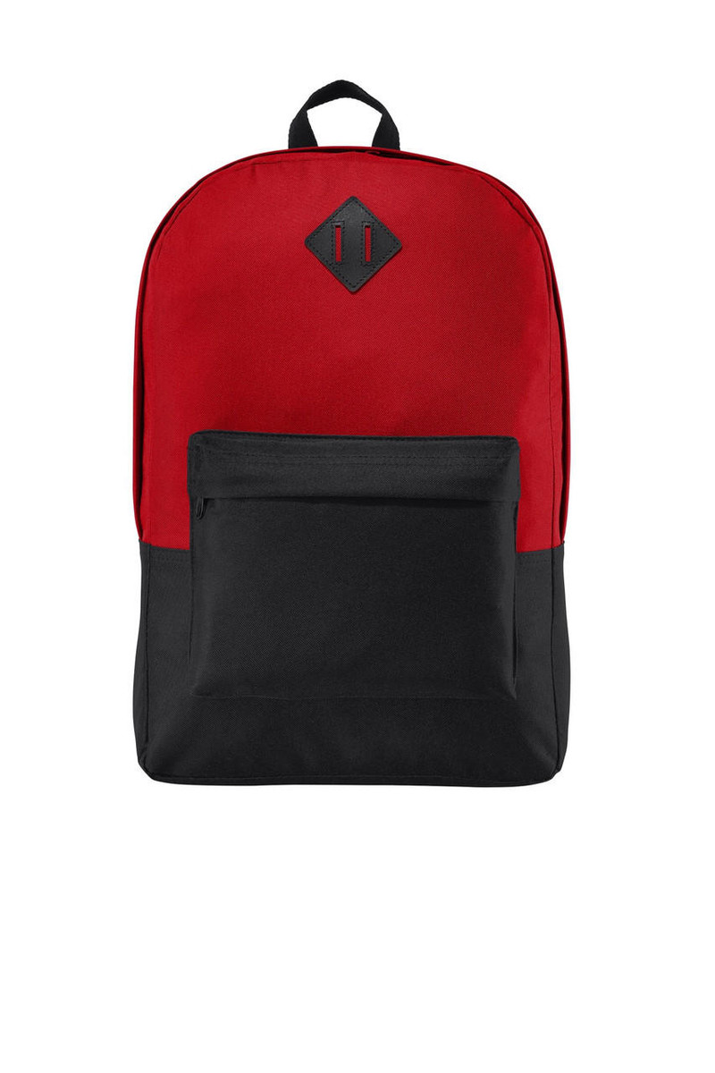 Retro-inspired backpack with padded laptop sleeve and office organization features.