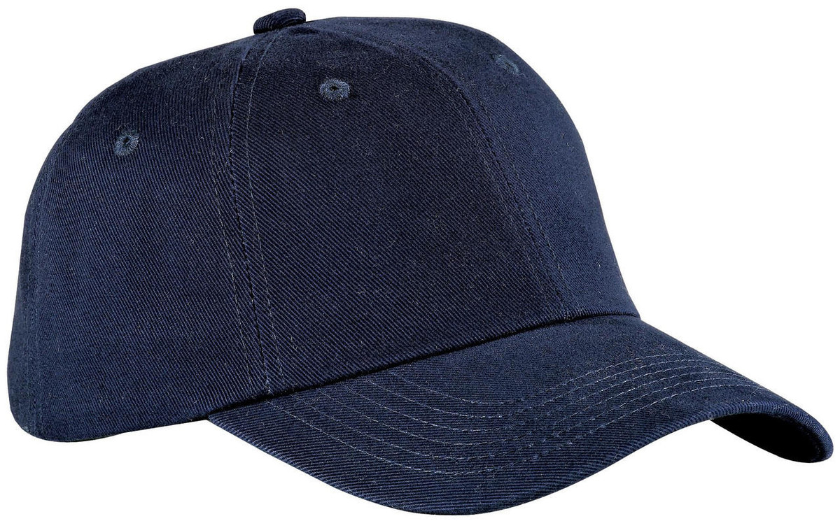 Soft brushed cotton twill cap with unstructured low profile and hidden tuck-in hook and loop closure.