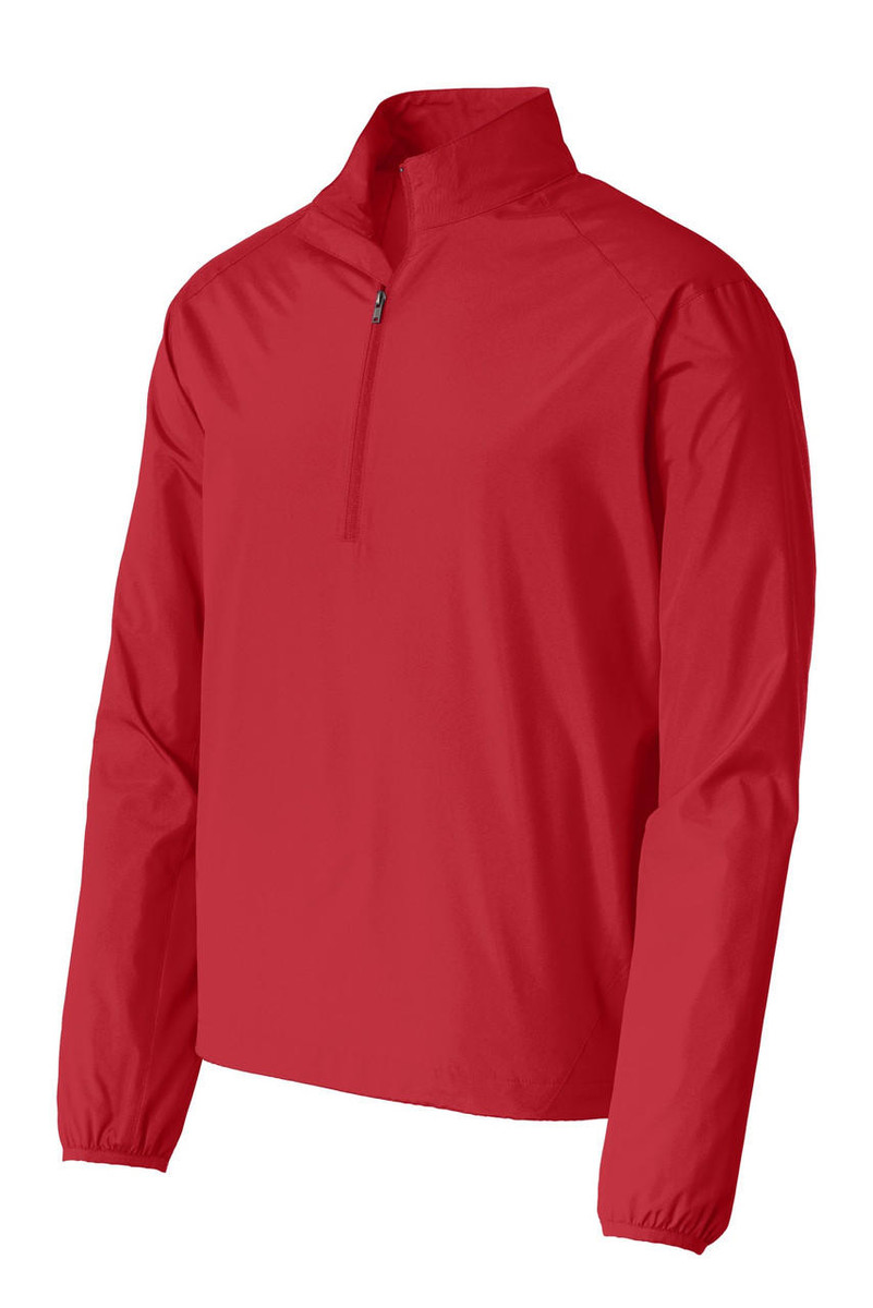 Port Authority® Zephyr 1/2-Zip Pullover with wind- and water-resistant polyester shell for all-weather protection.