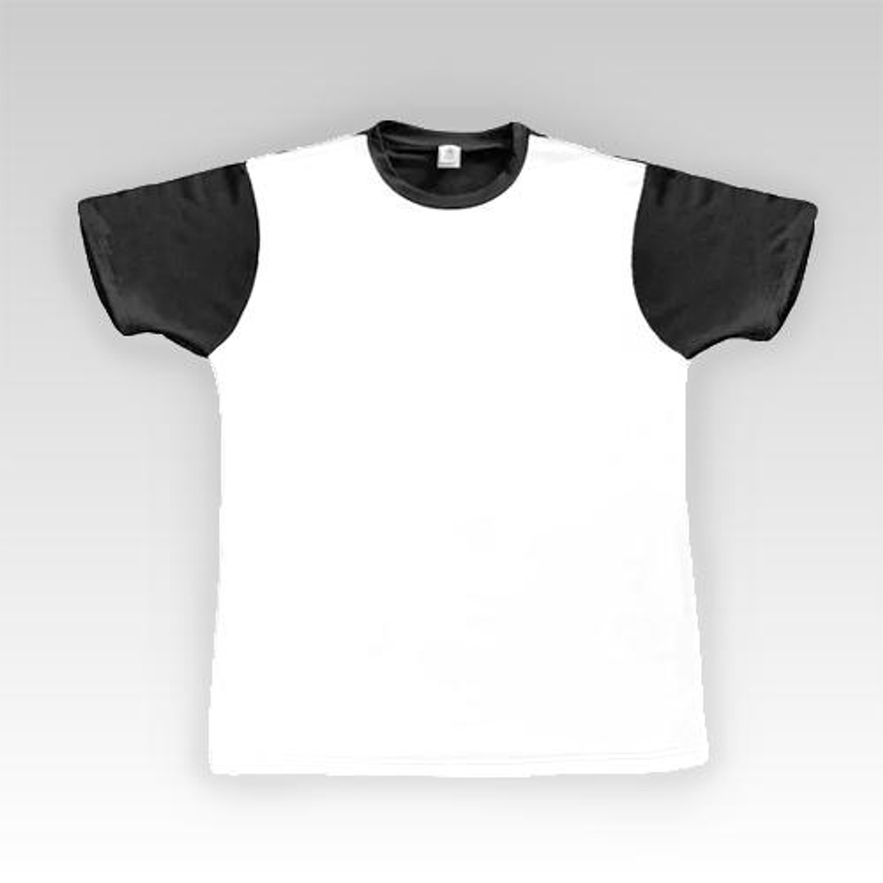 Sublimation Blank Black and White T-Shirt by Silky Socks