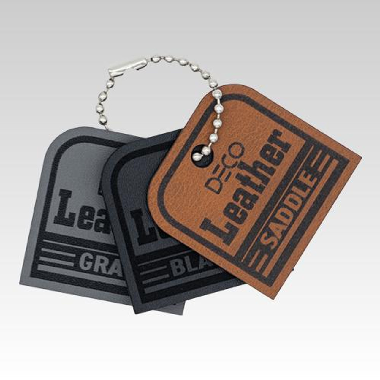 Leatherette Personalized - Rectangle Patches w/adhesive