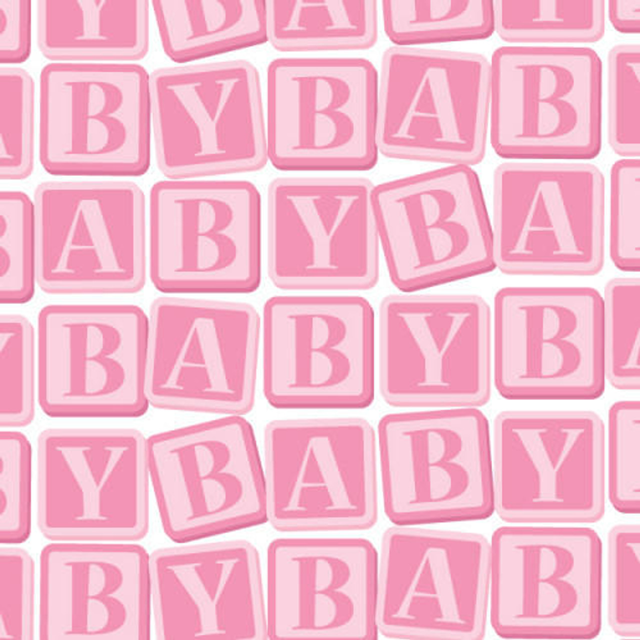 Baby Blocks Pink - HTV Pattern