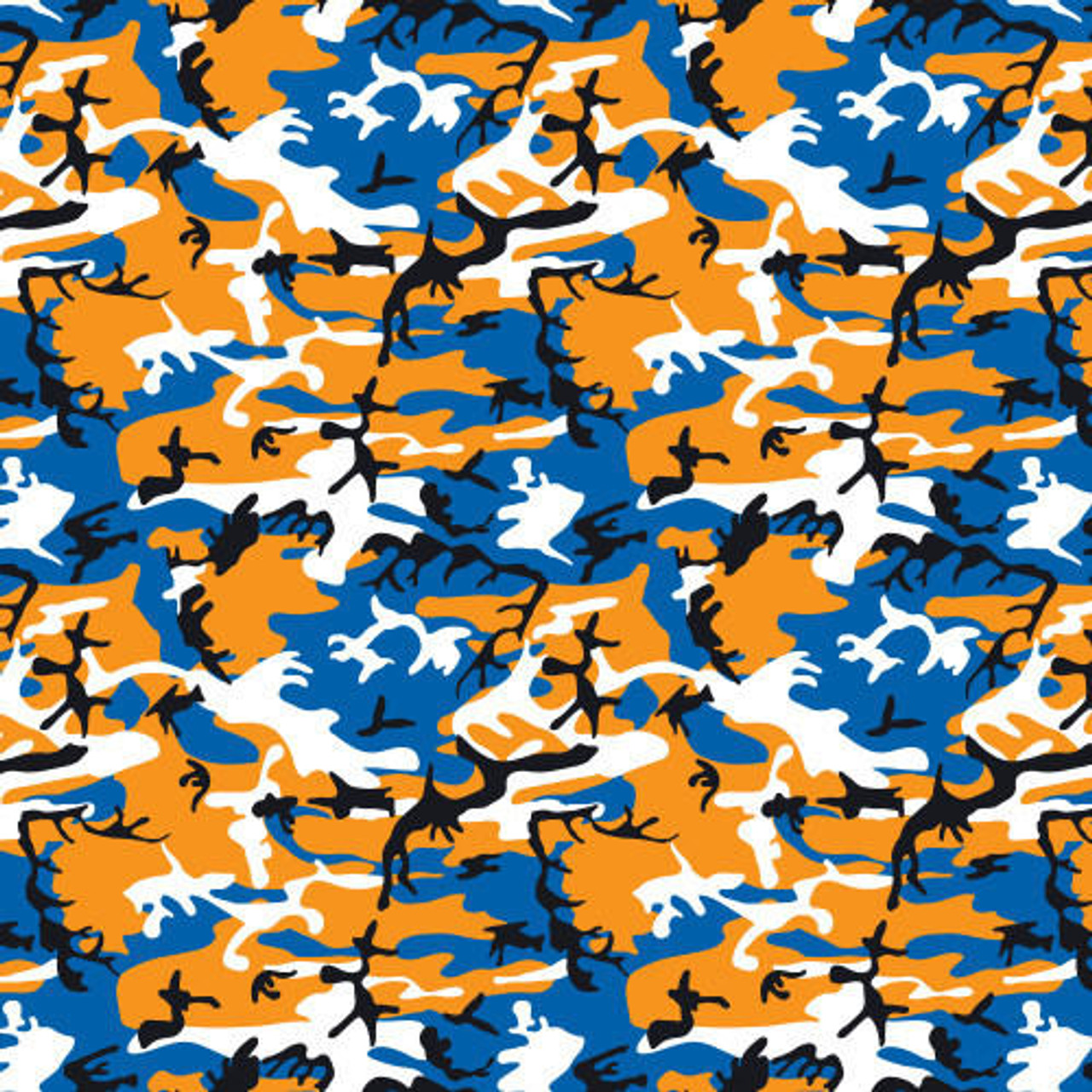 Printed Camouflage (Orange/Blue/Multi)